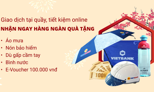 Nhiều quà tặng với tổng giá trị hơn 3 tỷ đồng dành cho khách hàng Vietbank