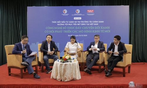 Ứng dụng công nghệ, thúc đẩy chuyển đổi xanh cần tài chính xanh