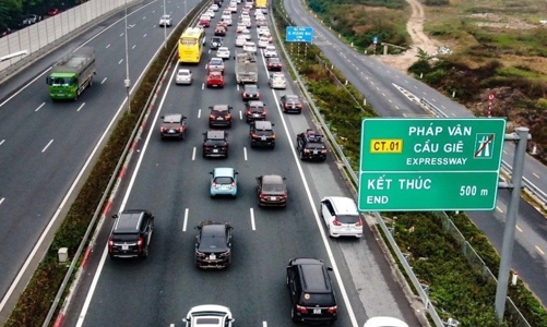 Phân luồng cao tốc Cầu Giẽ - Ninh Bình phục vụ thi công cầu vượt nút giao Liêm Sơn (Hà Nam)