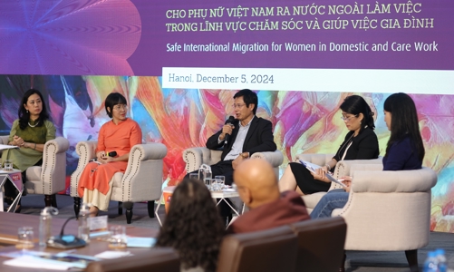 Bàn giải pháp tạo việc làm an toàn, thu nhập tốt cho nữ lao động di cư 