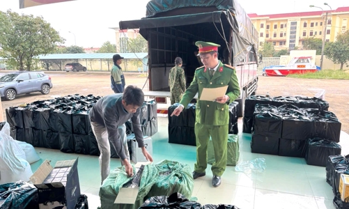 Quảng Trị bắt giữ số lượng lớn hàng hoá nhập lậu