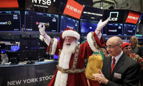 Chứng khoán Mỹ và giá dầu cũng tăng trước đêm Giáng sinh