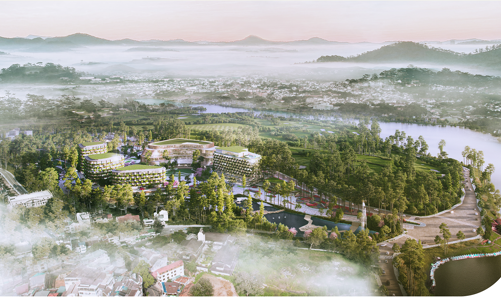 Nghệ thuật xóa mờ ranh giới giữa kiến trúc và cảnh quan của Kengo Kuma tại Haus Da Lat