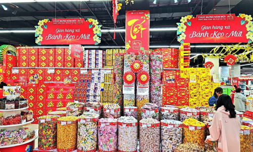 Sức mua hàng Tết “nóng” dần lên tại nhiều hệ thống bán lẻ