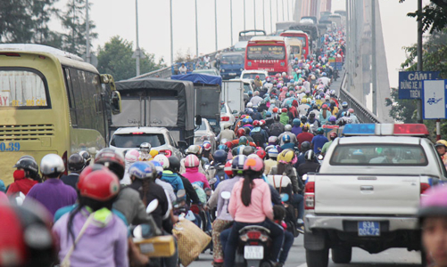 Bến Tre lên kế hoạch giảm kẹt xe cầu Rạch Miễu và quốc lộ 60 dịp tết Ất Tỵ