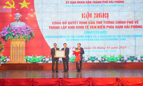 Hải Phòng nhận quyết định thành lập Khu Kinh tế rộng hơn 20.000 ha 