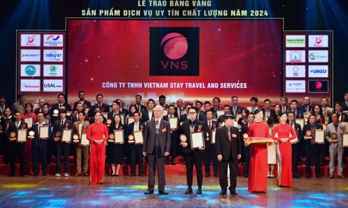 Công ty Vietnam Stay Travel & Services được vinh danh Top 10 Dịch vụ uy tín chất lượng năm 2024
