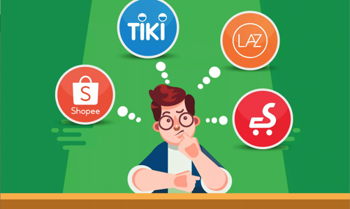  Người Việt thích mua sắm trên sàn thương mại điện tử nào nhất?
