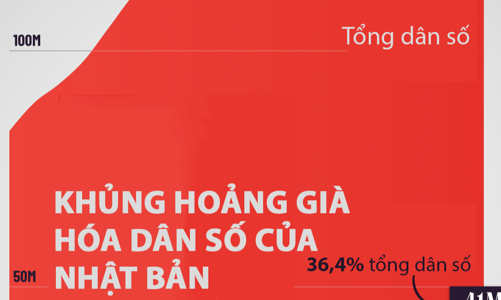 Khủng hoảng già hóa dân số của Nhật Bản qua một biểu đồ