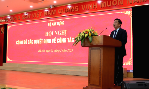 Bộ trưởng Bộ Xây dựng bổ nhiệm 146 chức danh lãnh đạo trong các đơn vị trực thuộc