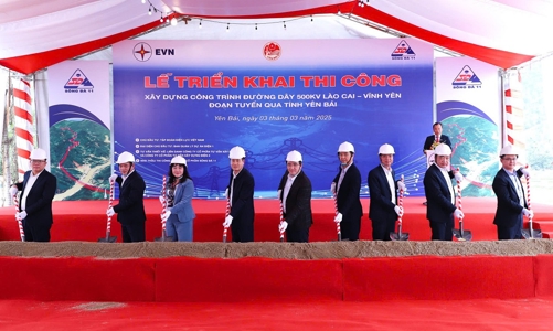 Khởi công đường dây 500kV Lào Cai – Vĩnh Yên, đoạn qua tỉnh Yên Bái