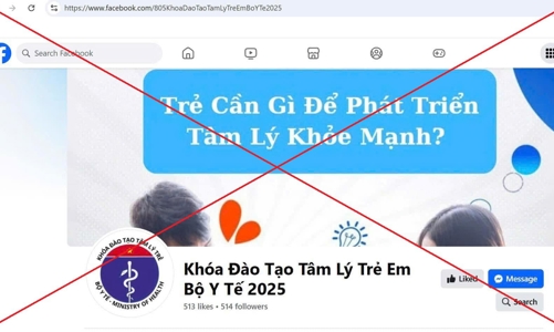 Cảnh báo xuất hiện Fanpage giả mạo Bộ Y tế 