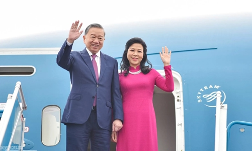 Tổng Bí thư Tô Lâm và Phu nhân lên đường thăm Indonesia, Ban Thư ký ASEAN và Singapore