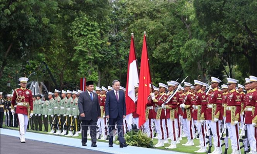 Lễ đón Tổng Bí thư Tô Lâm và Phu nhân thăm cấp nhà nước Cộng hòa Indonesia