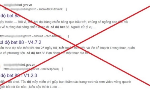 Phát hiện nhiều website cơ quan nhà nước bị chèn link quảng cáo cờ bạc