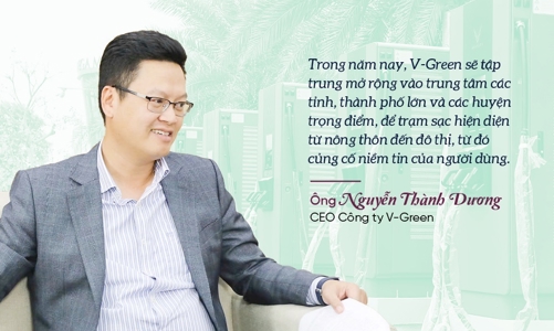 V-Green đặt mục tiêu xây dựng 500.000 cổng sạc ôtô điện 