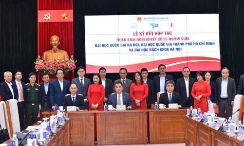 Ba trường đại học ký kết hợp tác về công nghệ và đổi mới sáng tạo
