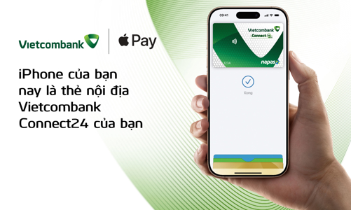 Vietcombank giới thiệu Apple Pay đến chủ thẻ nội địa Vietcombank Connect24