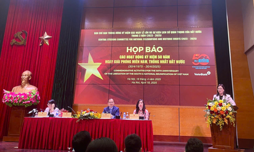 Bắt đầu chuỗi hoạt động trọng điểm kỷ niệm 50 năm Giải phóng miền Nam, thống nhất đất nước