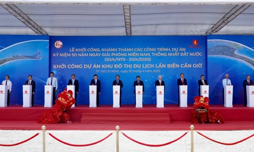 Khởi công dự án Khu đô thị lấn biển Cần Giờ với quy mô 2.870 ha