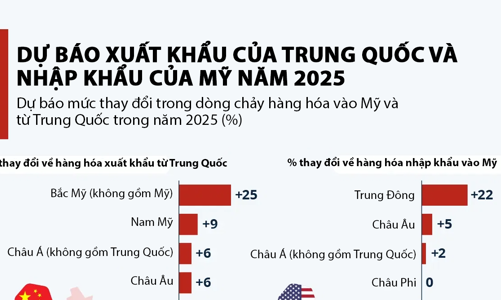 Xuất khẩu của Trung Quốc sang Mỹ có thể giảm gần 80% trong năm nay