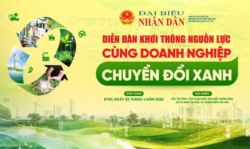 Diễn đàn “Khơi thông nguồn lực cùng doanh nghiệp chuyển đổi xanh”