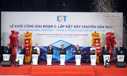 Khởi công nhà máy chip bán dẫn đầu tiên do người Việt làm chủ công nghệ