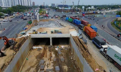 TP.HCM: Hầm chui HC1 nút giao An Phú thông xe vào ngày 9/5