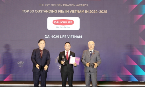 Dai-ichi Life Việt Nam được vinh danh tại “Chương trình Rồng Vàng 2025 - Doanh nghiệp Chuyển đổi số tiêu biểu”