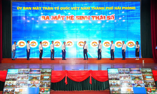 Ra mắt hệ sinh thái số của Ủy ban Mặt trận Tổ quốc Việt Nam thành phố Hải Phòng