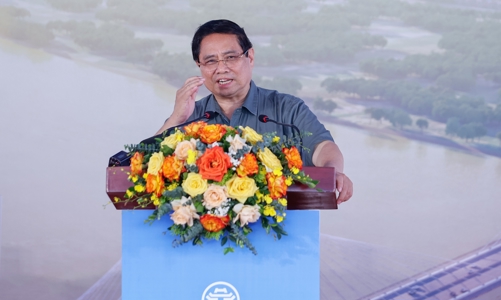 Thủ tướng phát lệnh khởi công xây dựng cầu Tứ Liên, đặt mục tiêu hoàn thành sau 24 tháng