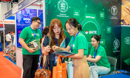GHTK tham dự Triển lãm Giao nhận và Xử lý hàng hoá Việt Nam