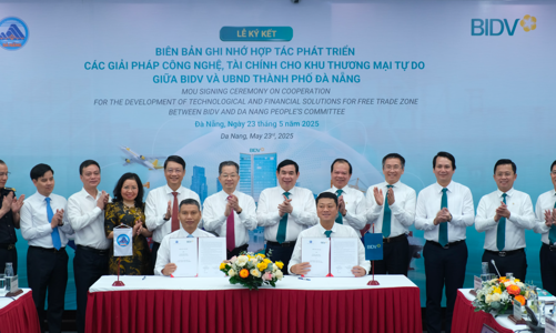 Đà Nẵng và BIDV ký kết hợp tác phát triển khu thương mại tự do