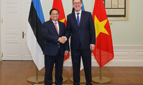 Thủ tướng Phạm Minh Chính hội đàm với Thủ tướng Estonia