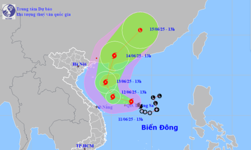 Bão số 1 không đổ bộ đất liền nhưng sẽ gây mưa lớn