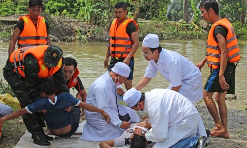 Không để bị động, bất ngờ, gián đoạn công tác y tế trong ứng phó thiên tai 