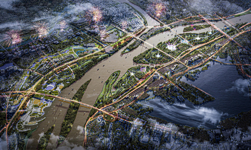 Văn Phú - Đèo Cả bắt tay đề xuất dự án Đại lộ cảnh quan ven sông Hồng