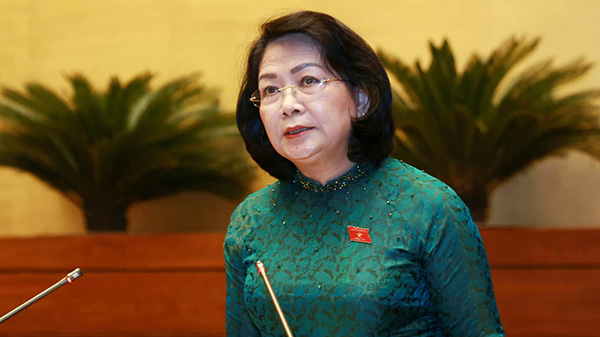 Trình miễn nhiệm Phó chủ tịch nước Đặng Thị Ngọc Thịnh và 5 Ủy viên thường vụ Quốc hội