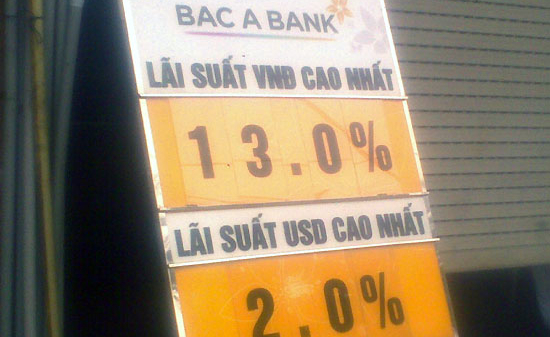 Lãi suất sẽ dội ngược?