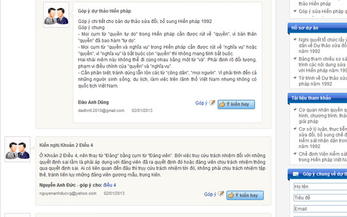 Dự thảo sửa Hiến pháp và bước tiến về quyền con người