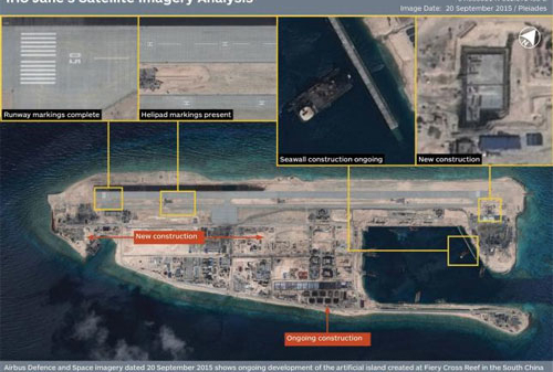 Máy bay Trung Quốc lại đáp thử xuống đảo nhân tạo