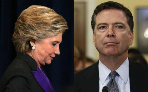 Thua Trump, Clinton đổ lỗi cho Giám đốc FBI