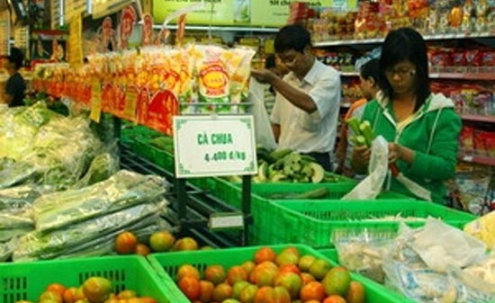 Chỉ số giá tháng 2 của Hà Nội và Tp.HCM cùng tăng cao