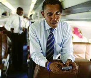 Obama lướt net vào Nhà Trắng