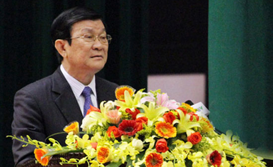 Ông Trương Tấn Sang nhậm chức Chủ tịch nước