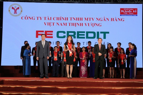 FE Credit nhận danh hiệu Thương hiệu Mạnh Việt Nam