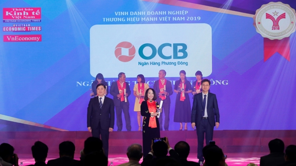 OCB được vinh danh “Thương hiệu mạnh Việt Nam 2018”