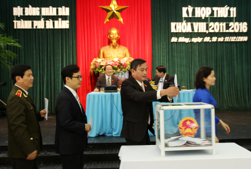 Kết quả lấy phiếu tín nhiệm các chức danh chủ chốt Đà Nẵng