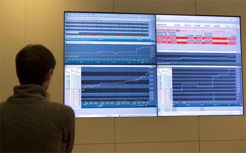 Thị trường chứng khoán Nga sụt 12% trong 1 ngày