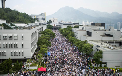 Sinh viên Hồng Kông biểu tình phản đối Bắc Kinh